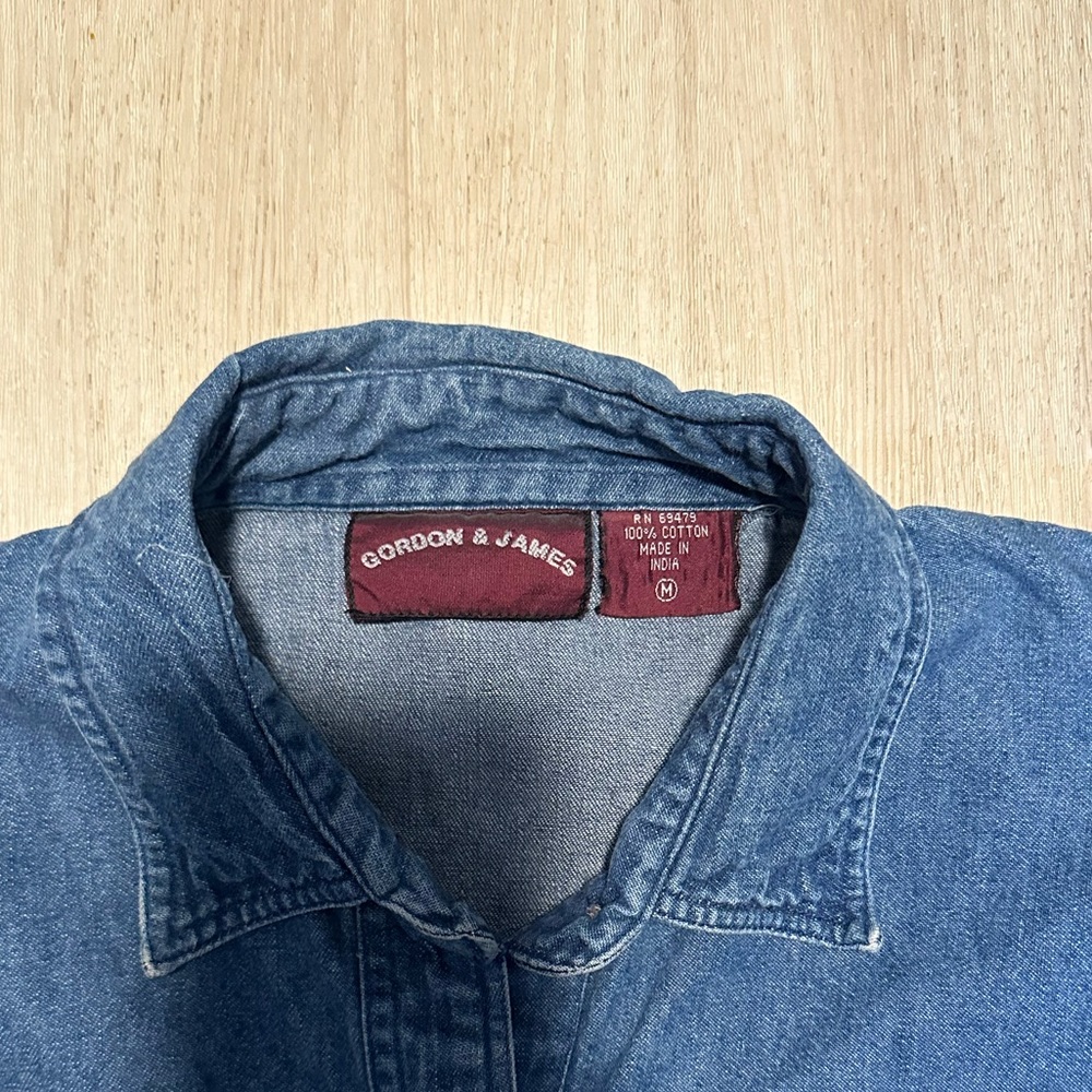 Denim Button Up - Picture 4 of 5
